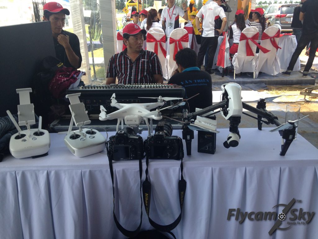 Flycam quay sự kiện