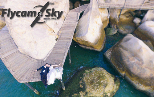 Quay phim, chụp hình cưới bằng flycam