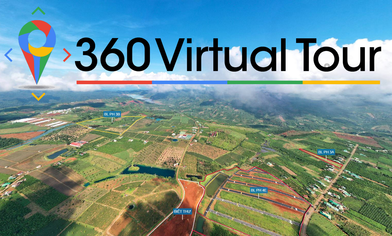Chụp ảnh 360° độ dự án Bất động sản – VR Tour 360 Flycam