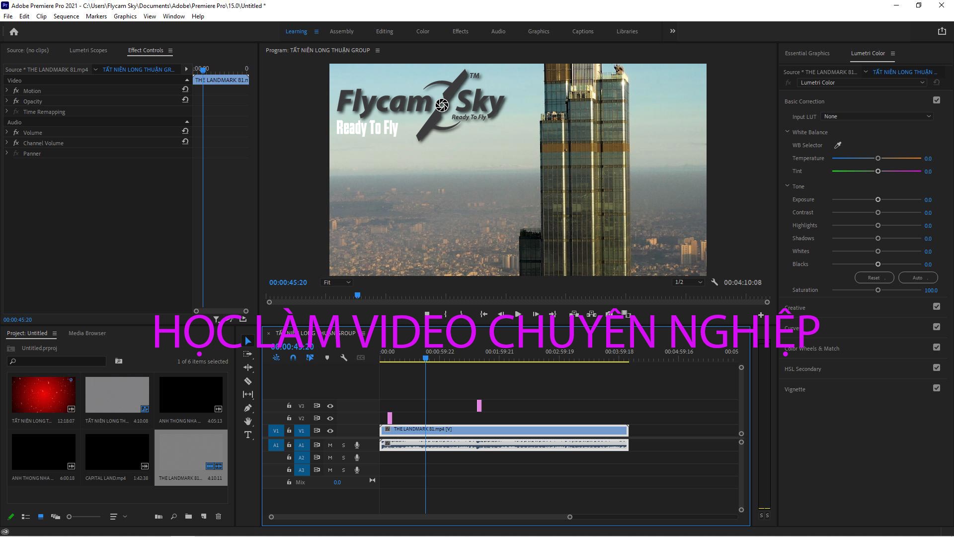 🏢 Khoá học “Làm video chuyên nghiệp về Bất động sản – Hướng dẫn bán hàng hiệu quả” tại Flycam Sky 🎥